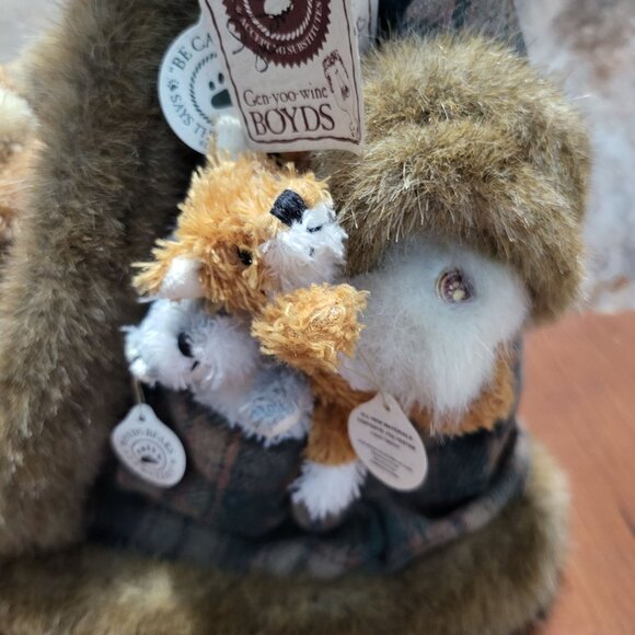 Vintage Boyds Bear Exclusive Edition Fern Woodsbeary with Pippen Alvin Timothy T - Picture 13 of 16